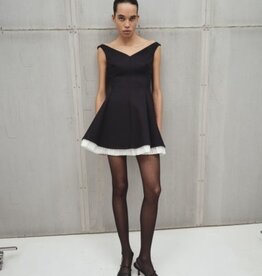 SIMKHAI DOROTHIE OFF-SHOULDER MINI DRESS