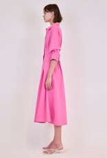 SIMKHAI JAZZ PINTUCK MIDI DRESS