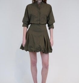 SIMKHAI EFFIE BUBBLE MINI DRESS
