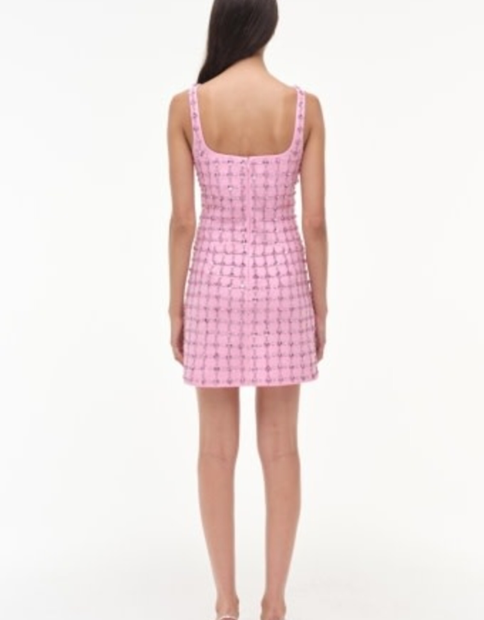 SIMKHAI ZIVA S/L EMBELLISHED MINI DRESS