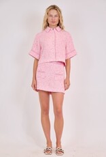 SIMKHAI KHLOE S/S BUTTON DOWN