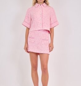SIMKHAI KHLOE S/S BUTTON DOWN