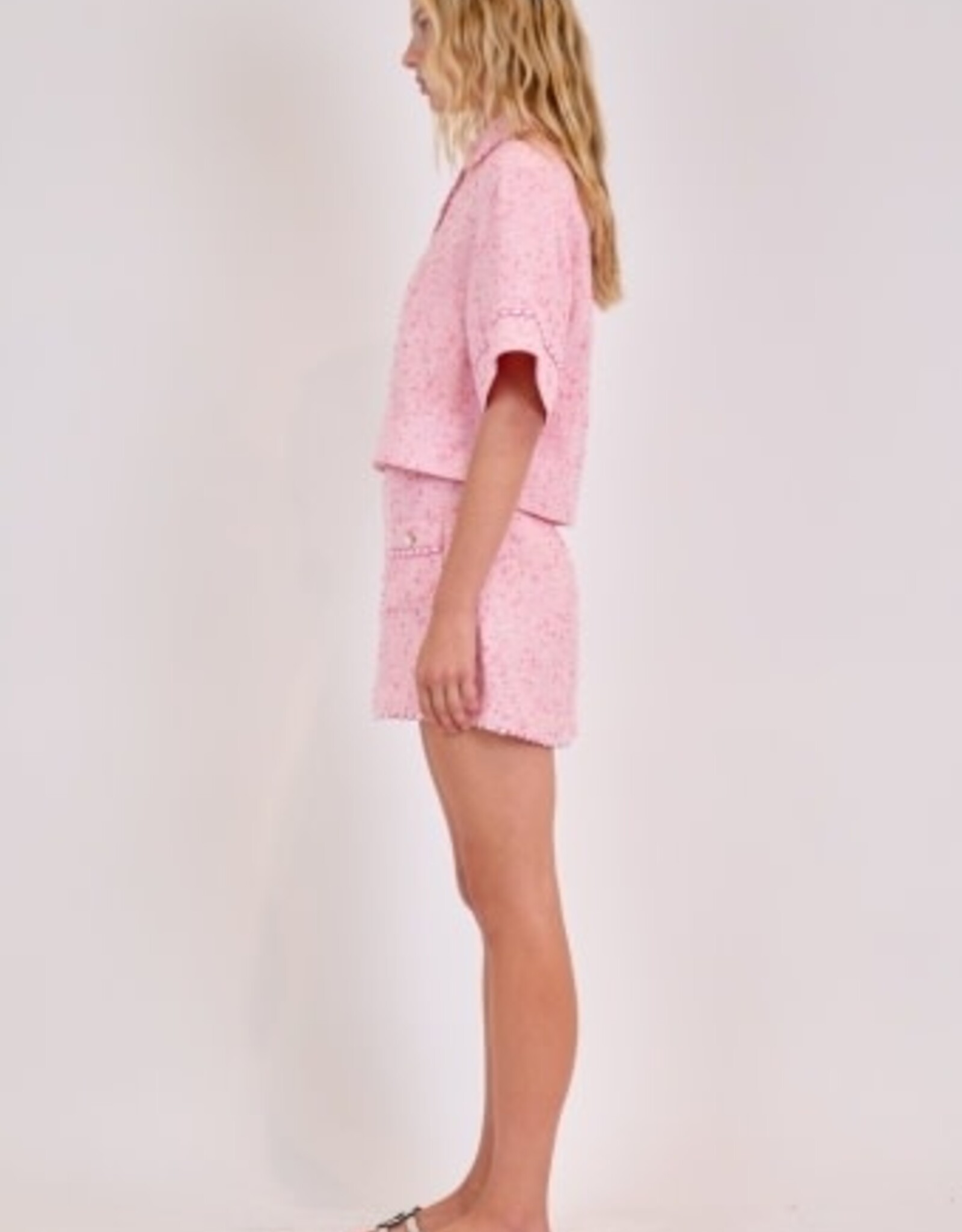 SIMKHAI KHLOE S/S BUTTON DOWN