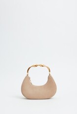 SIMKHAI NIXI SUEDE TWIST HANDLE BAG