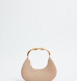 SIMKHAI NIXI SUEDE TWIST HANDLE BAG