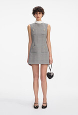 Self Portrait SLEEVELESS PRINCE OF WALES CHECK MINI DRESS