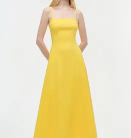 SIMKHAI MARISOL S/L MIDI DRESS