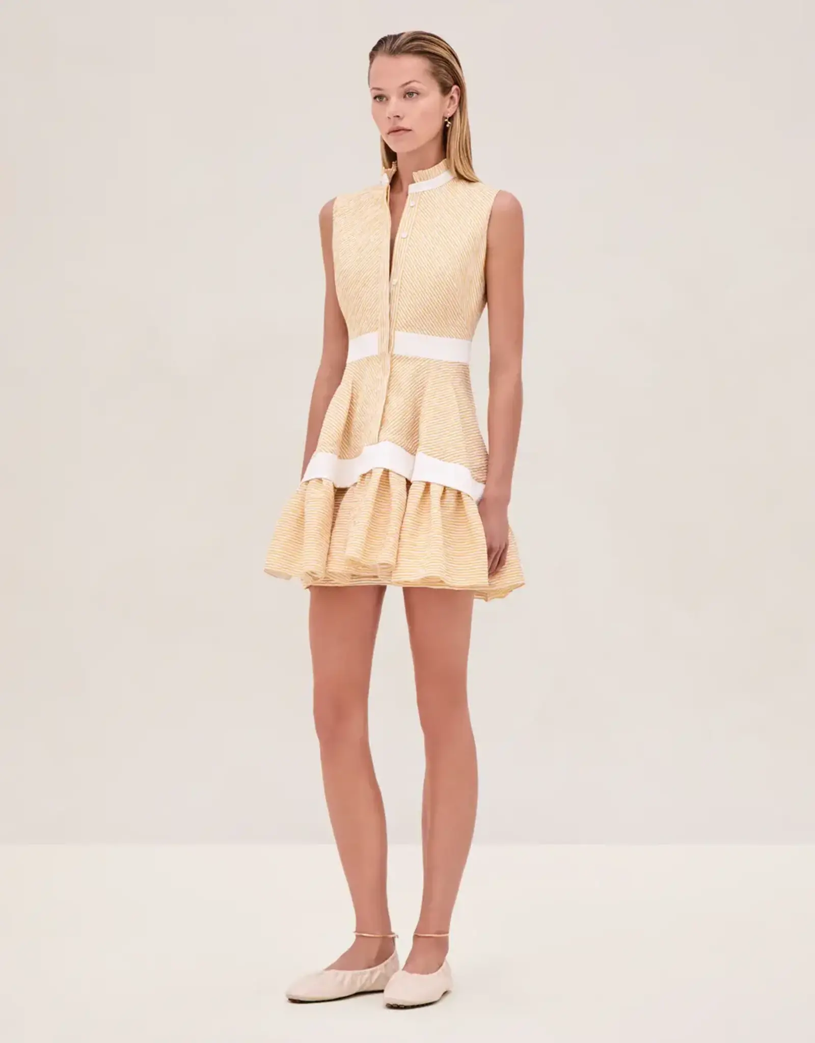 Alexis NATACHA-DRESS-YELLOW STRIPE