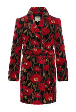 L'AGENCE TRISTAN SHERPA MIDI COAT