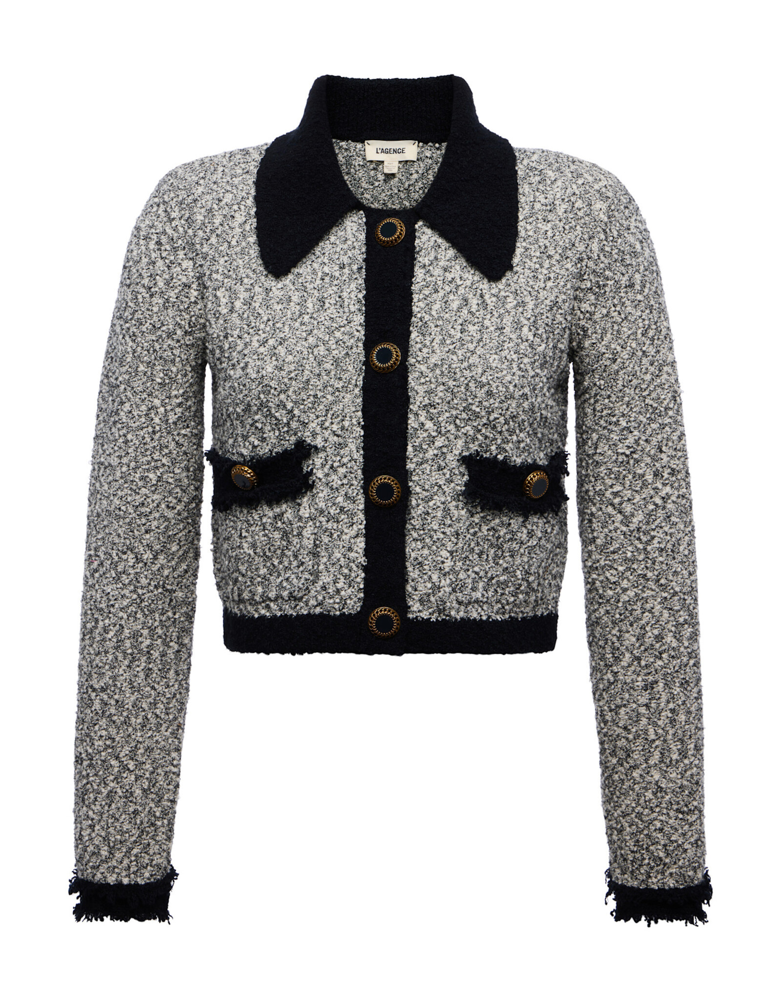 L'AGENCE ARIELLE COLLARED JACKET