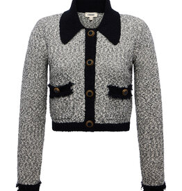 L'AGENCE ARIELLE COLLARED JACKET