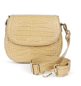 BENE Holmes Crossbody Hazelnut Croc