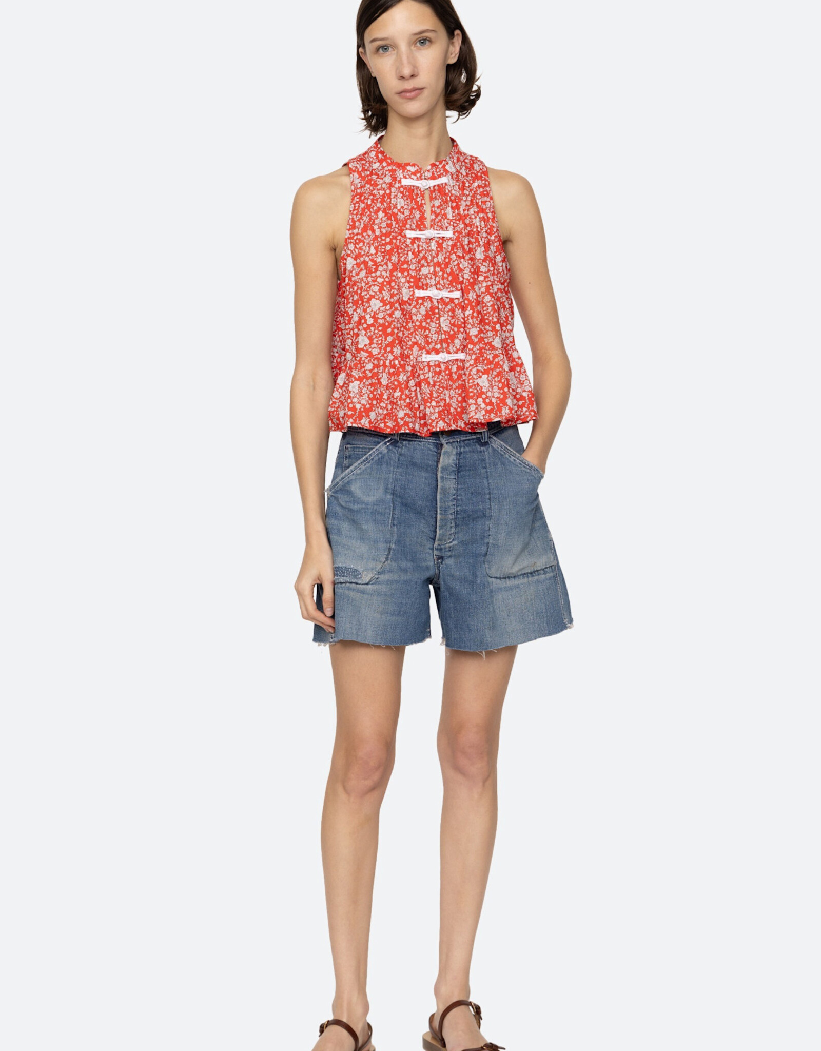 Sea Lucille Liberty Print Tank