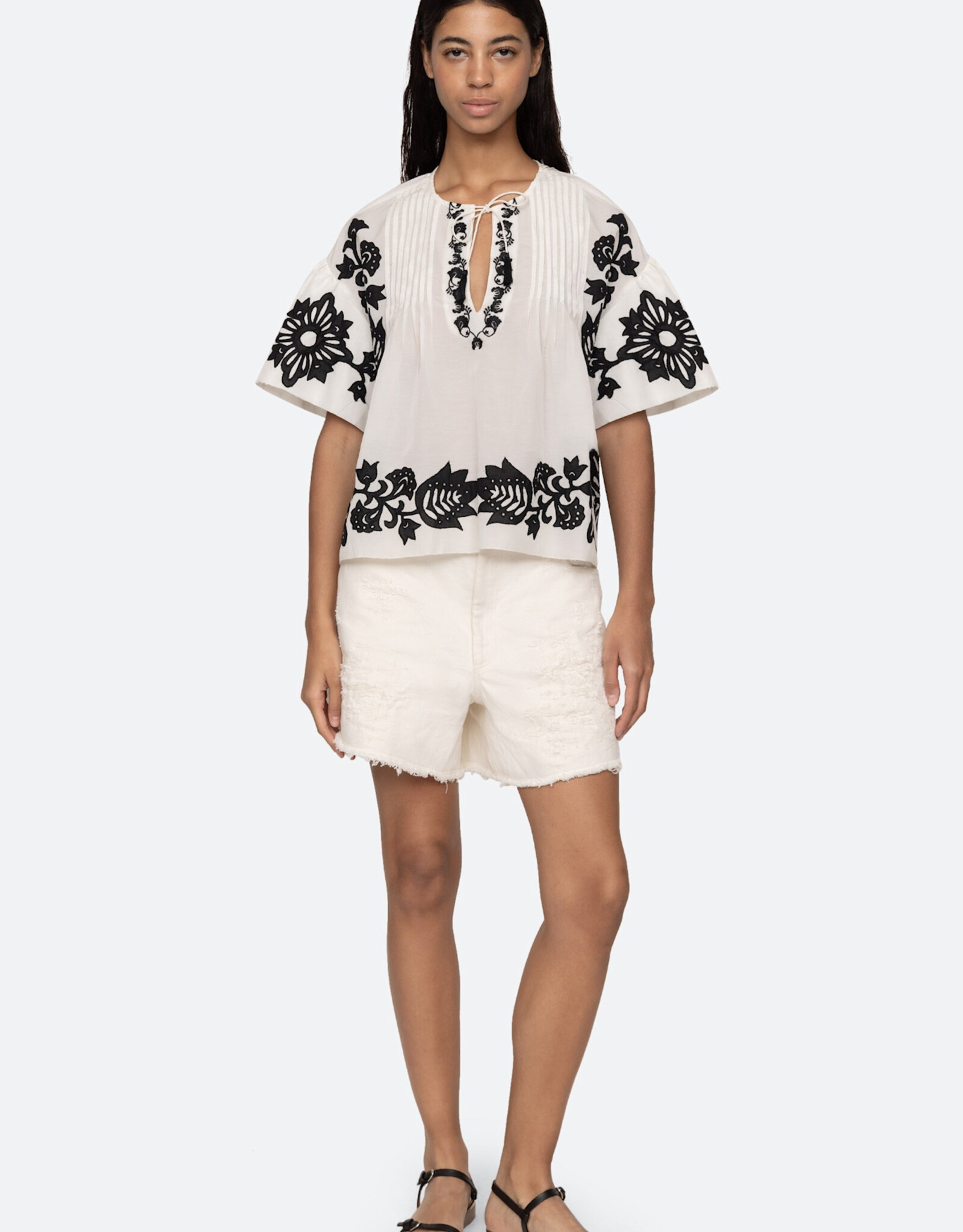 Sea Liliana Applique S/S Top