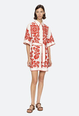 Sea Liliana Applique Mini S/S Dress