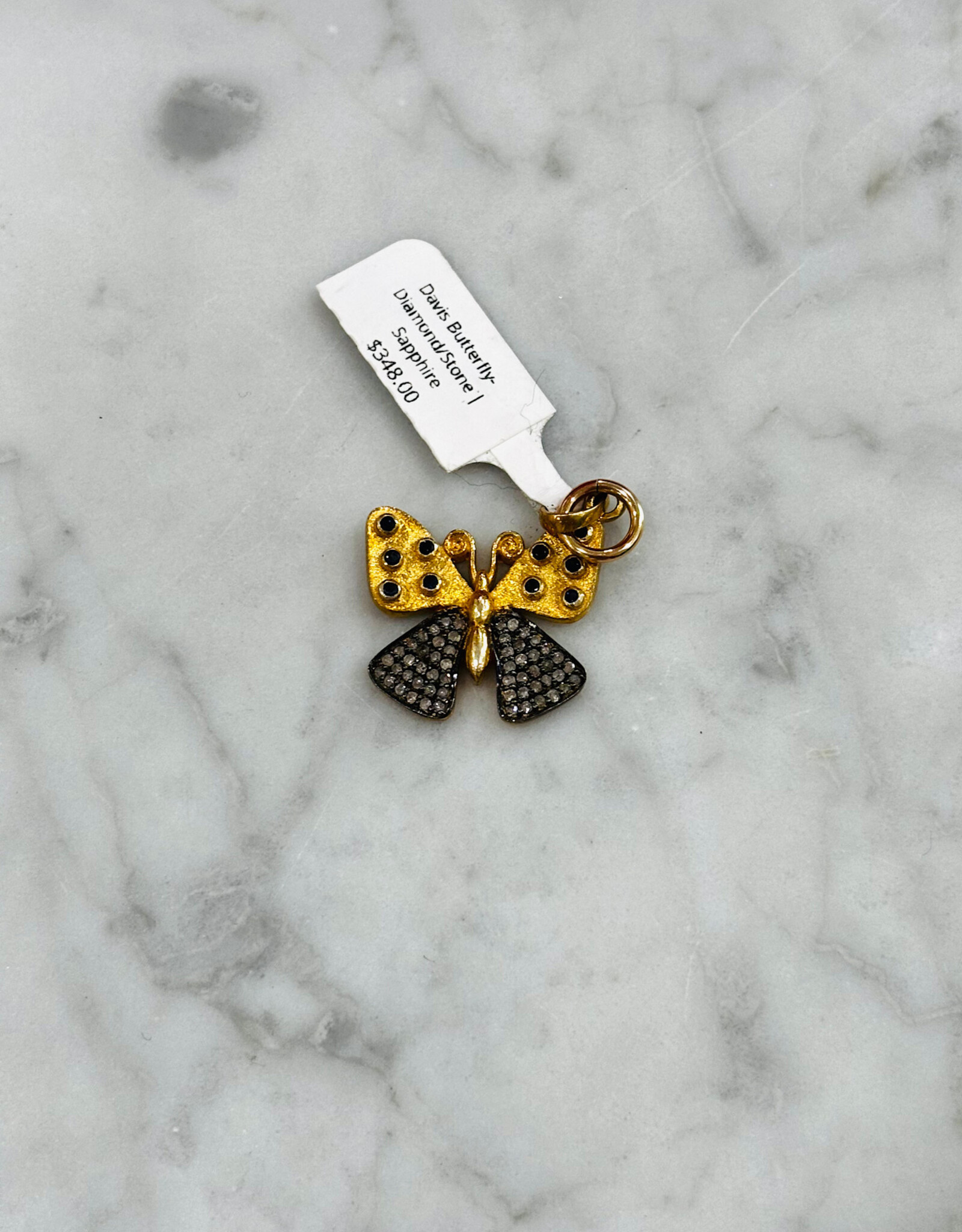 Sennod Jewelry Design VVTR142S-Davis Butterfly Diamond/Stone Sapphire