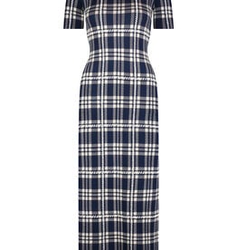 Lela Rose SHORTSLEEVE MIDI DRESS