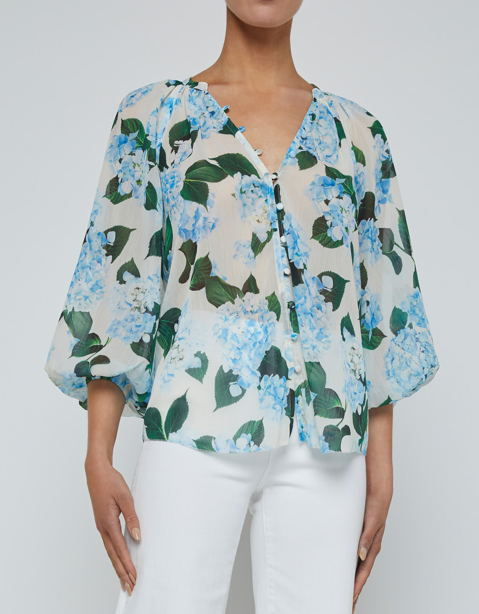 L'AGENCE TEAGAN DOLMAN SLV BLOUSE