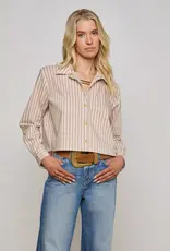 L'AGENCE COSETTE CROP HI LOW SHIRT
