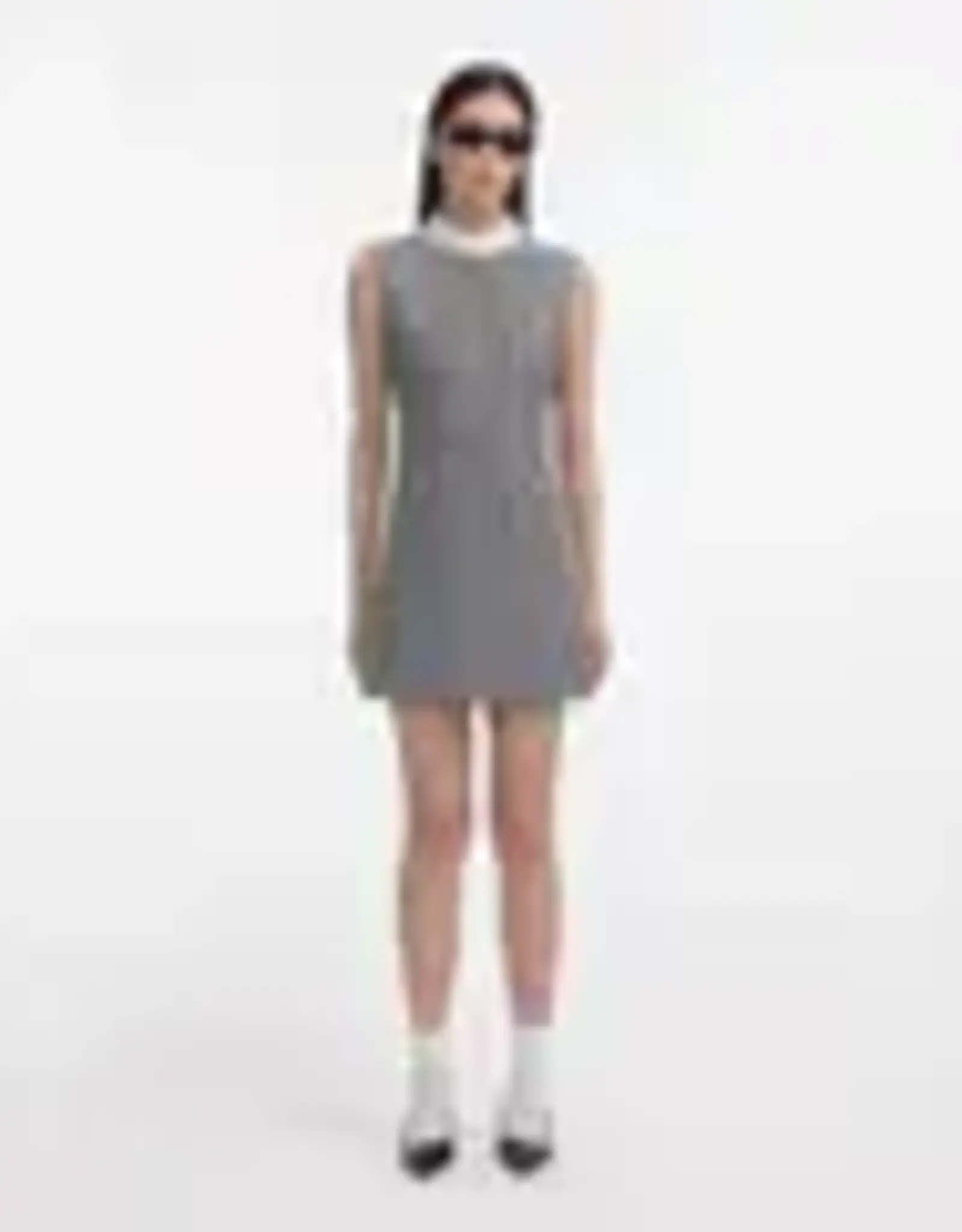 Self Portrait SLEEVELESS PRINCE OF WALES CHECK MINI DRESS