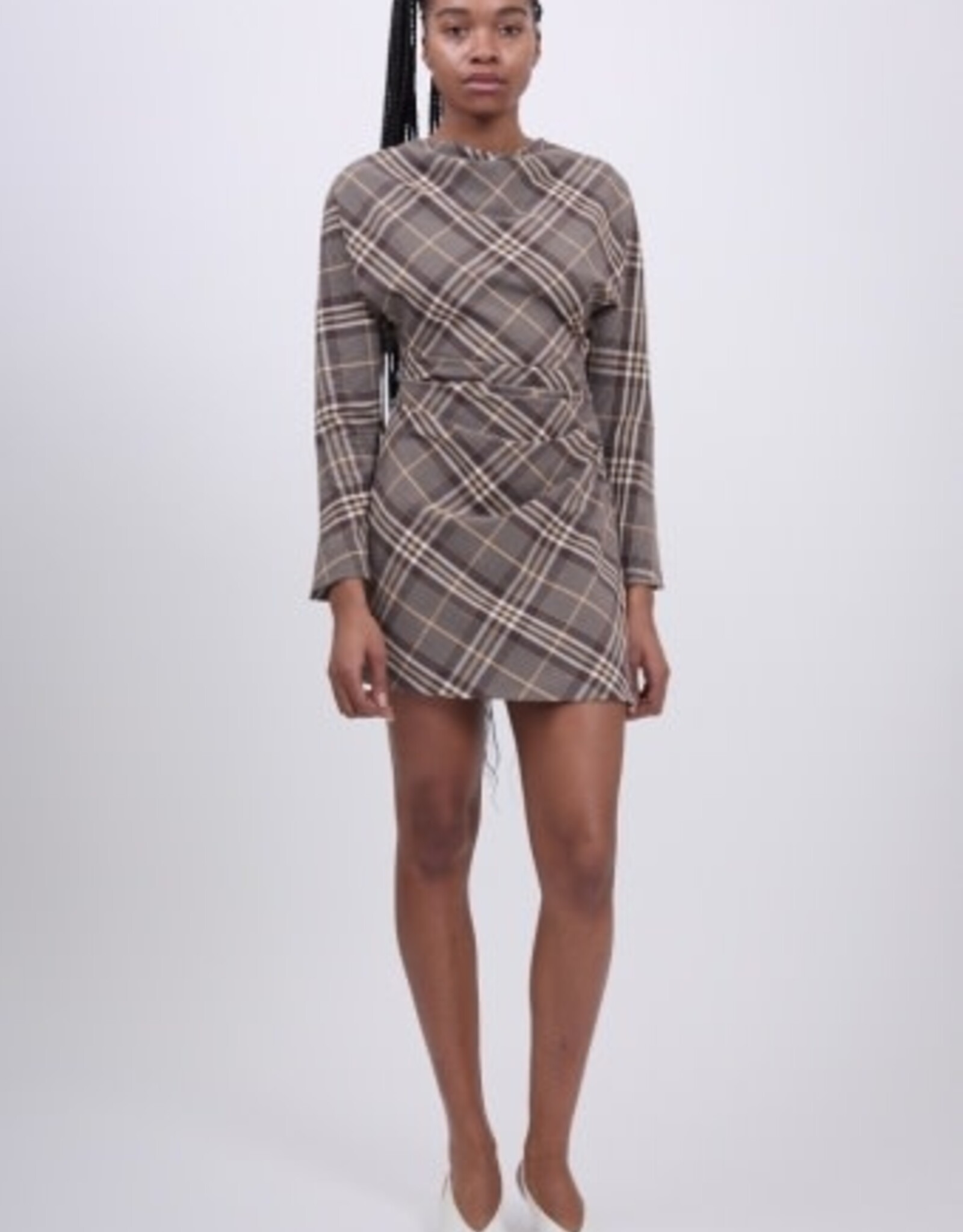 SIMKHAI HARPOR L/S MINI DRESS
