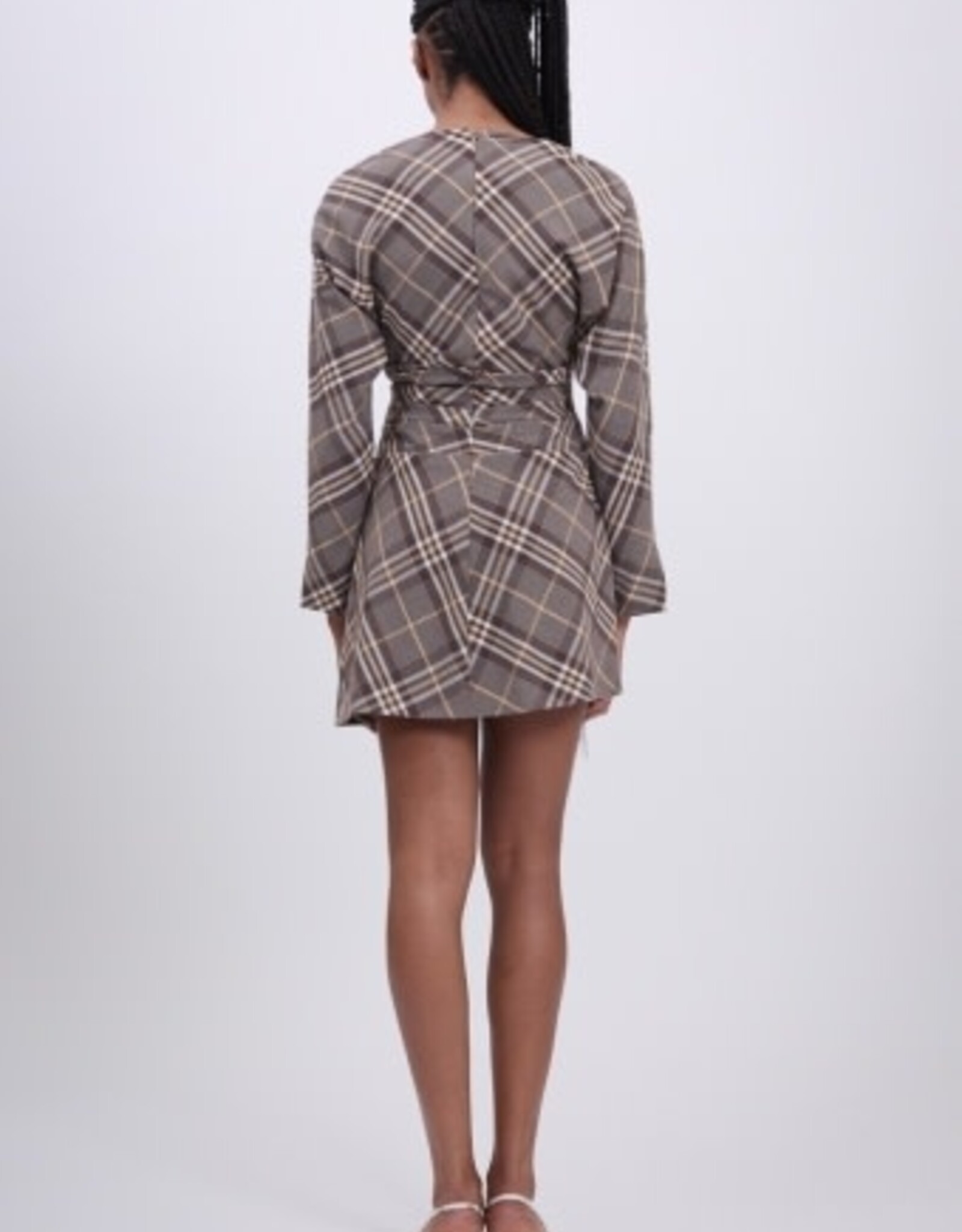 SIMKHAI HARPOR L/S MINI DRESS