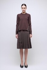 SIMKHAI ELANORE L/S PLEATED TOP
