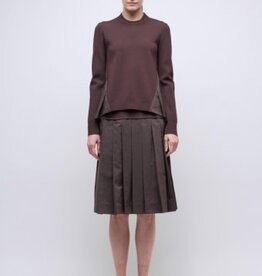 SIMKHAI ELANORE L/S PLEATED TOP
