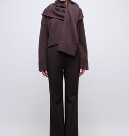 SIMKHAI ELSON SCARF SWEATER