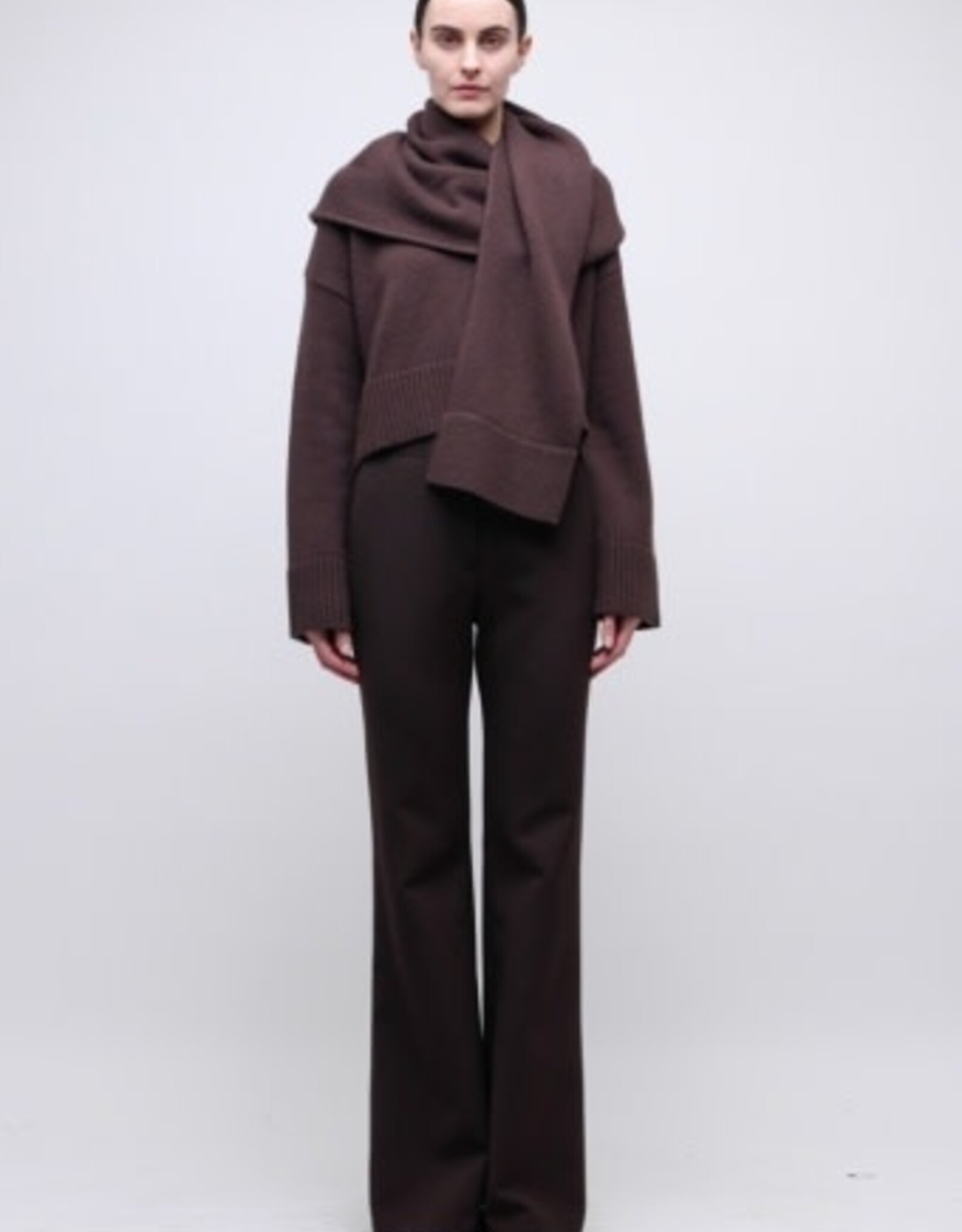 SIMKHAI ELSON SCARF SWEATER