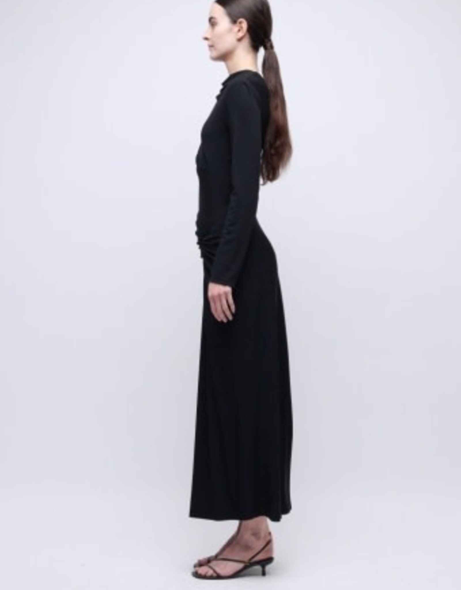 SIMKHAI FERRERA L/S MIDI DRESS