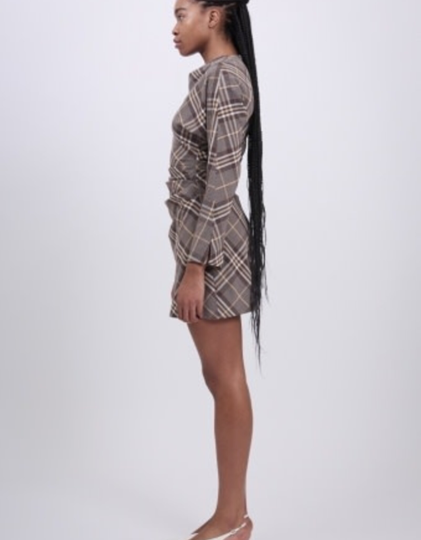 SIMKHAI HARPOR L/S MINI DRESS