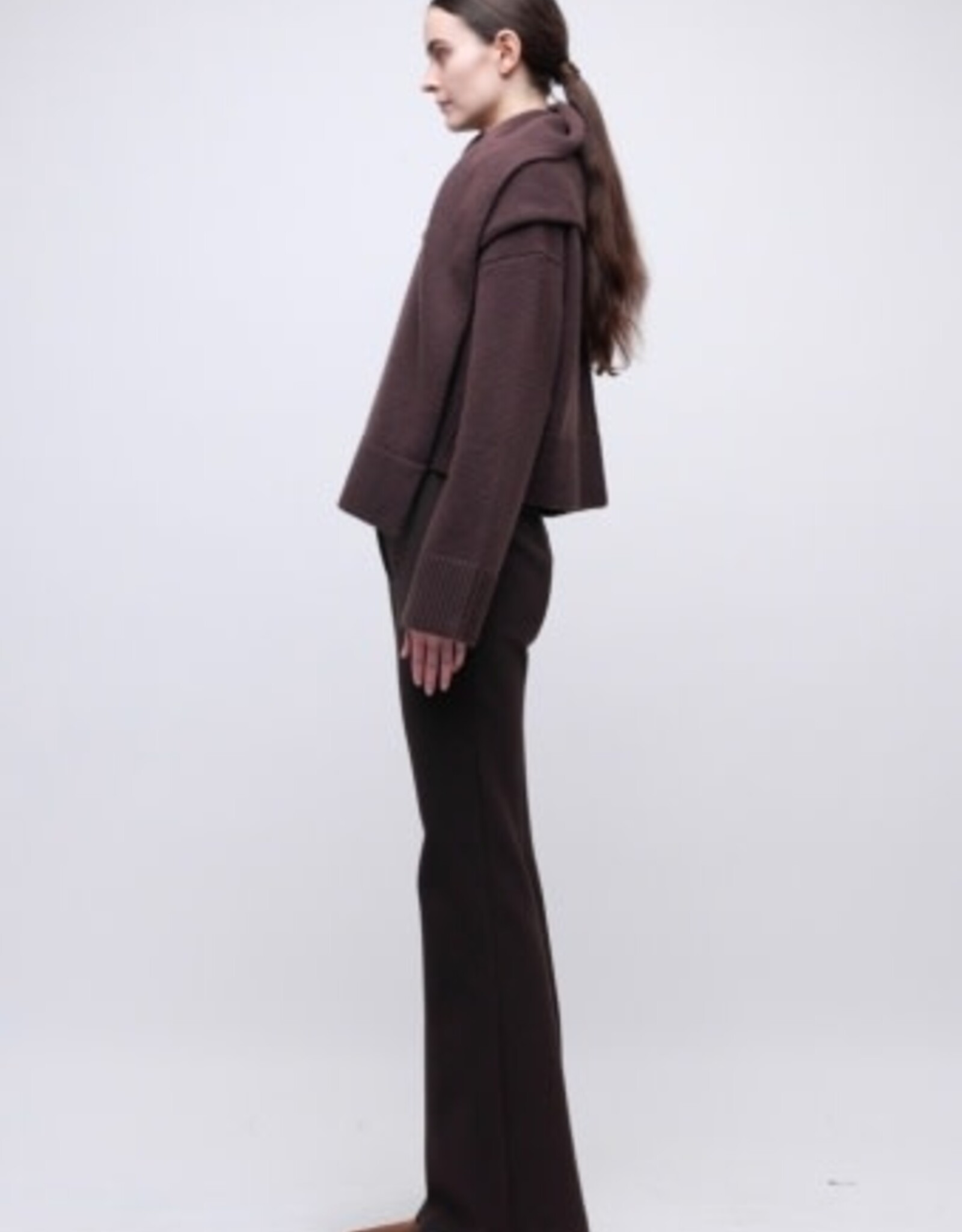 SIMKHAI ELSON SCARF SWEATER