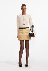 Self Portrait Cream Wool Cardigan