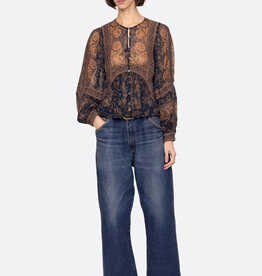 Sea Melba Print L/SLV Top