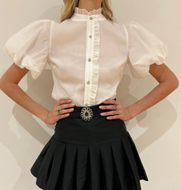 PatBo TAFFETA BLOOM SHIRT