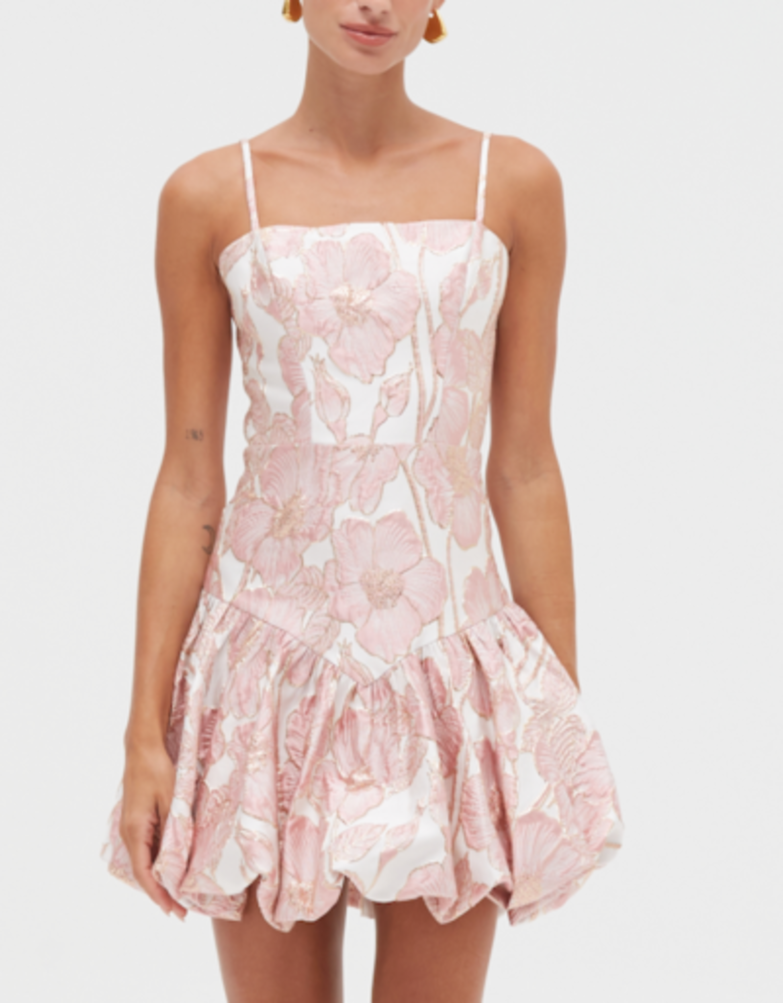 PatBo PETAL JACQUARD MINI DRESS