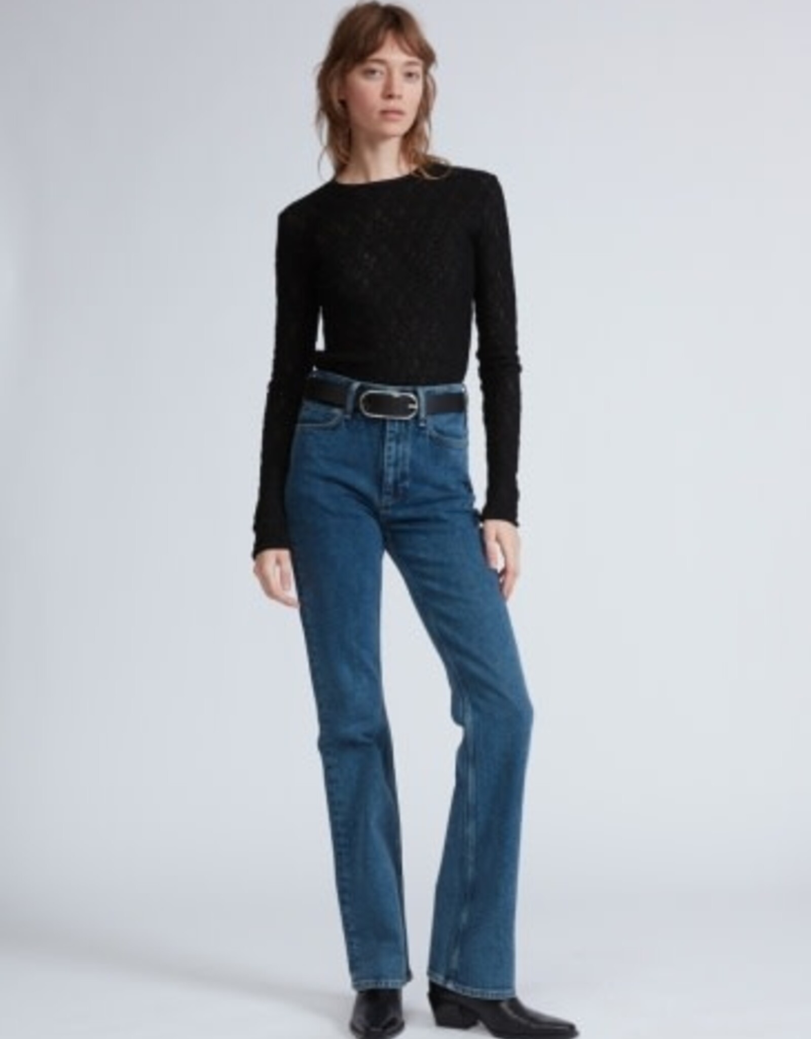 rag & bone ellie lace ls tee