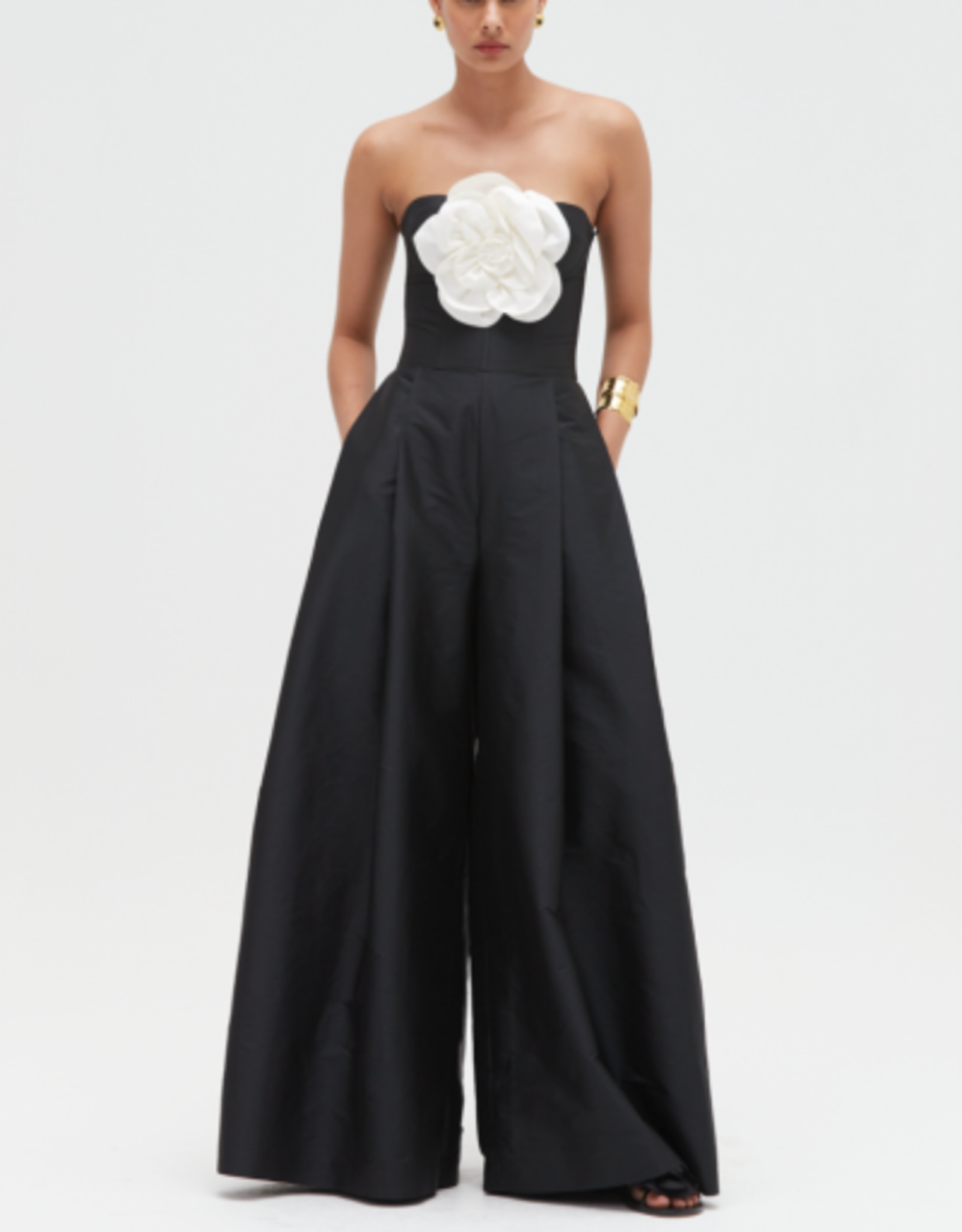 PatBo TAFFETA BLOOM JUMPSUIT