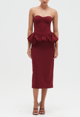 PatBo MYSTIQUE CREPE MIDI DRESS