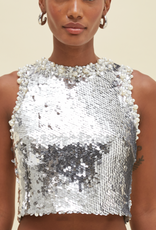 PatBo MOONLIGHT SEQUIN TOP