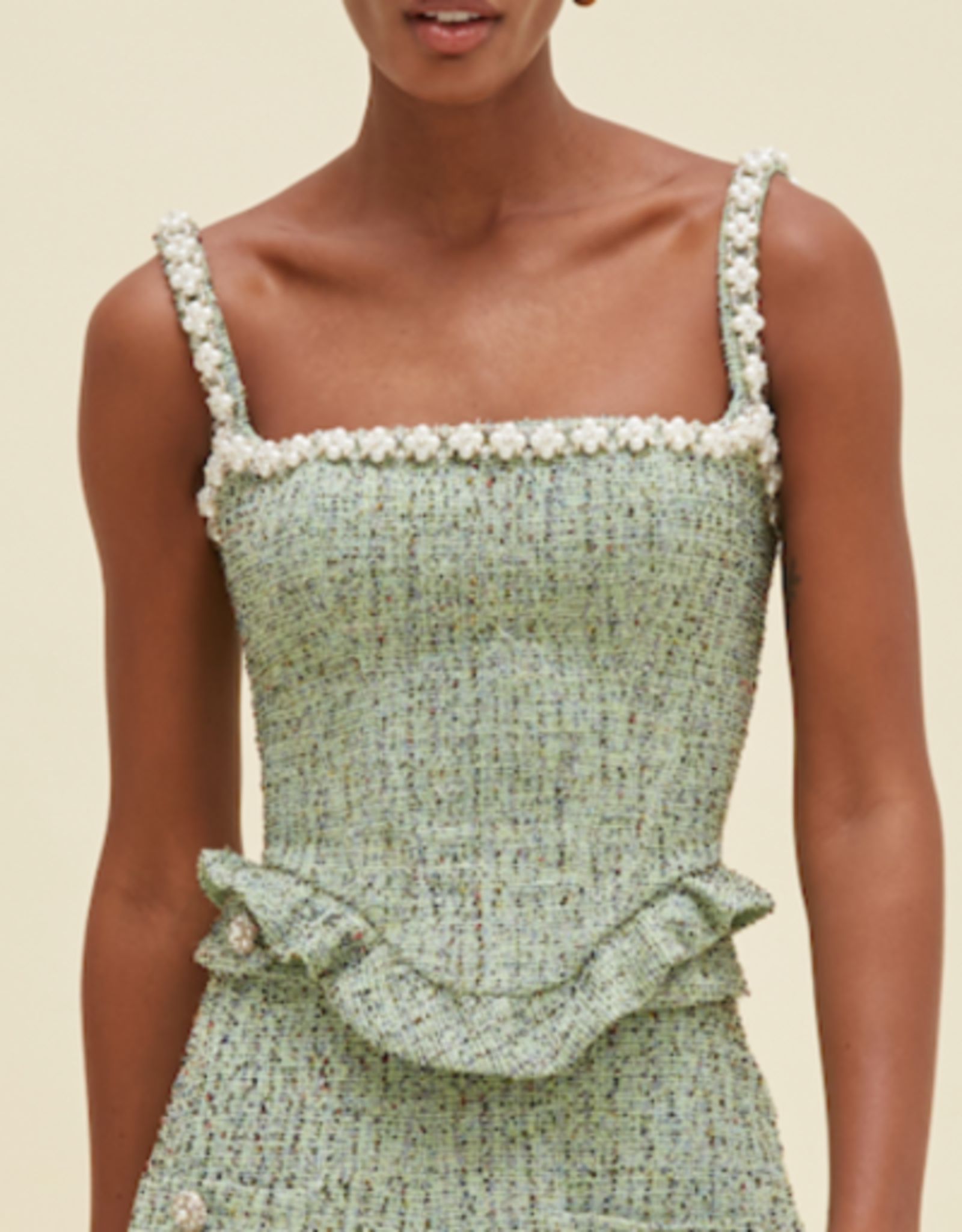 PatBo CRYSTAL TWEED TOP