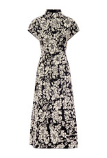 Lela Rose Mock Neck Dress