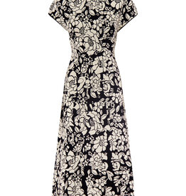 Lela Rose Mock Neck Dress