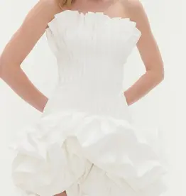 AJE. Ivy Bubble Hem Mini Dress