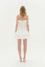 AJE. Ivy Bubble Hem Mini Dress