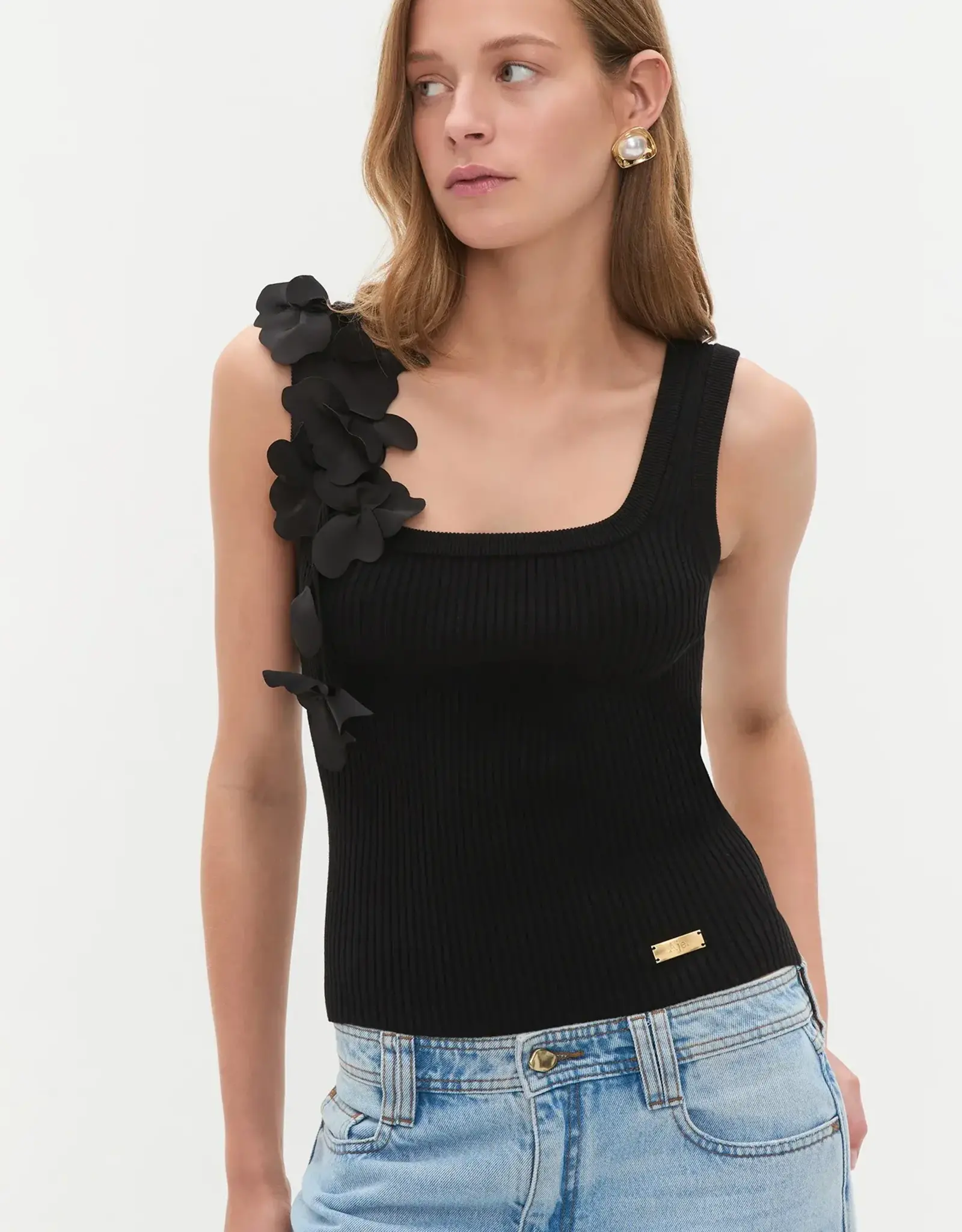AJE. Camille Flower Tank