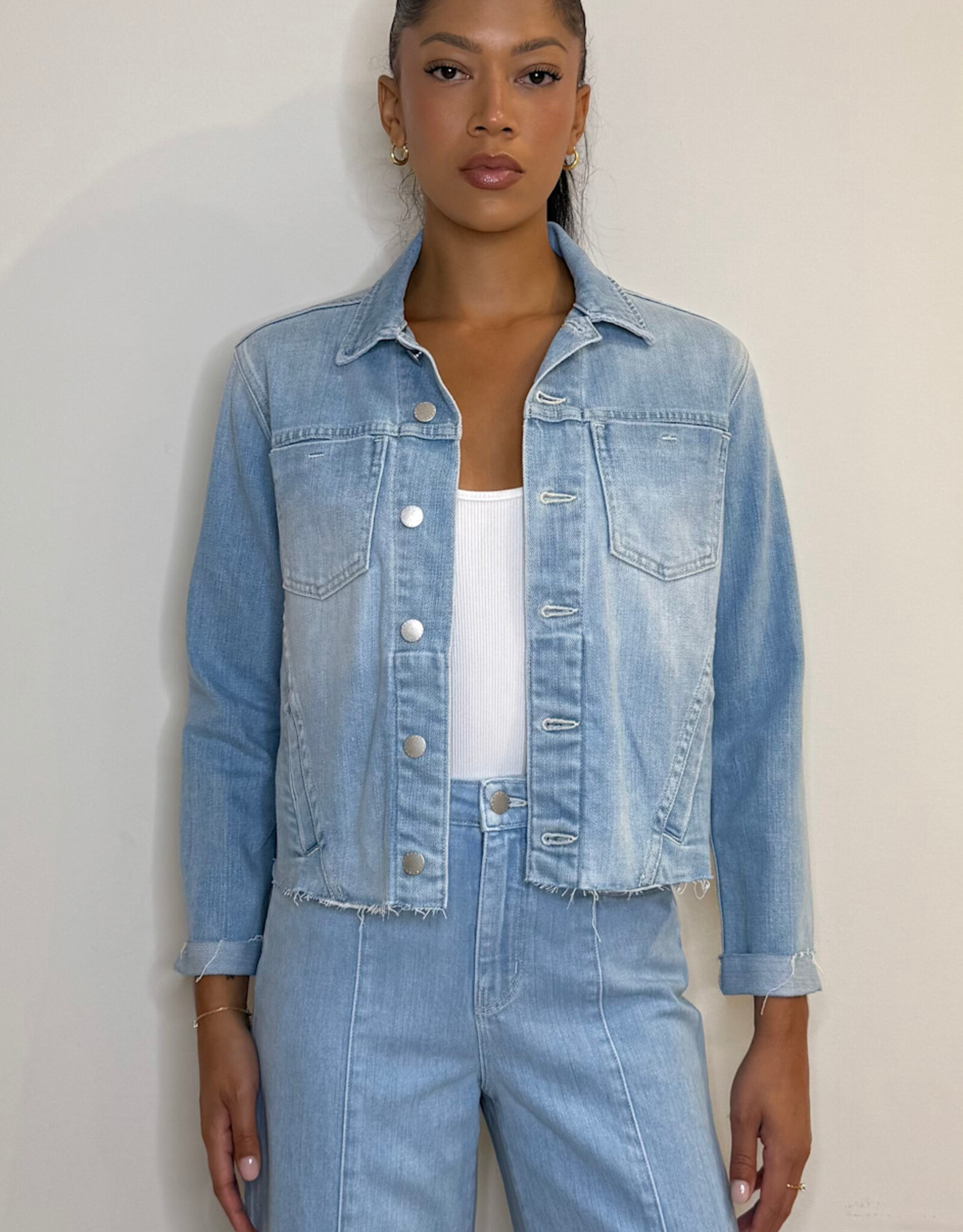 L'AGENCE Janelle Slim Raw Jacket