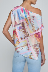 L'AGENCE Driselle Scarf Top
