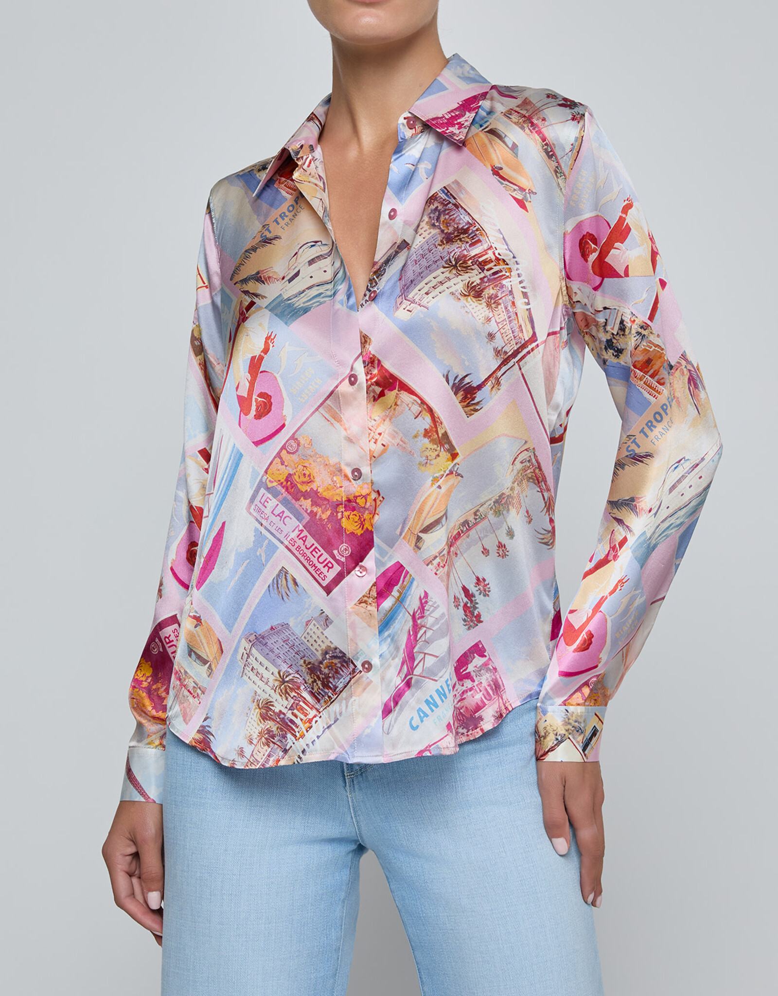 L'AGENCE Tyler L/S Blouse